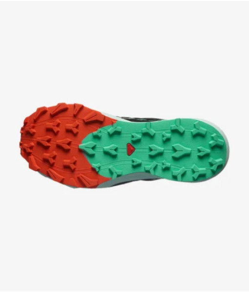 Salomon Thundercross, Femme, Noir/Cerise/Vert Électrique