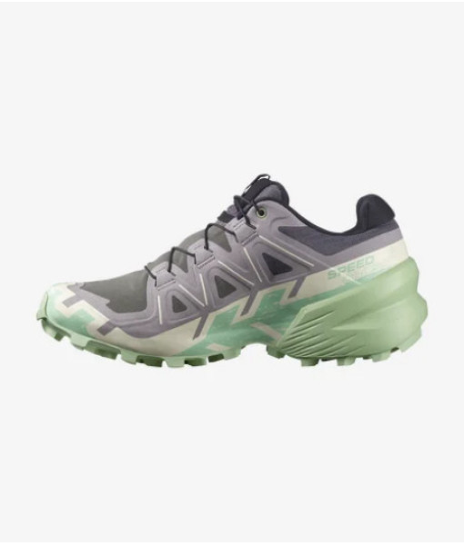 Salomon Speedcross 6, Femme, Castle Rock/Vanille/vert