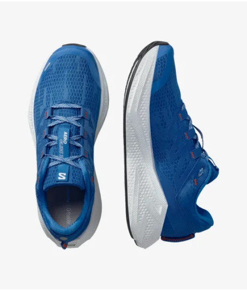 Salomon Aero Glide 3 Homme, Bleu/Blanc/Cerise