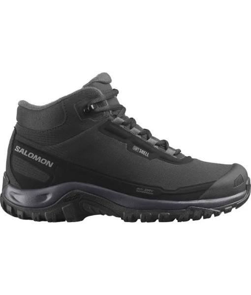 Salomon Shelter CSWP Femme, Noir/Nine Iron/Excalibur
