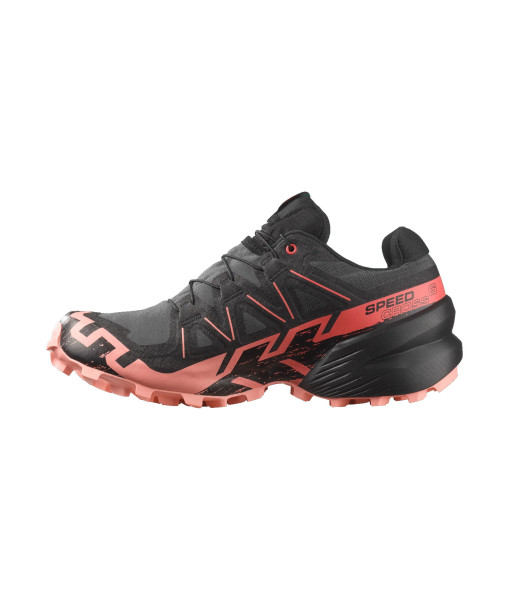 Salomon Speedcross 6 GTX Femme, Iron/Noir/Rose