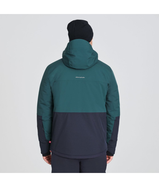Manteau Chlorophylle Squamish Homme, Taïga/Noir Pur