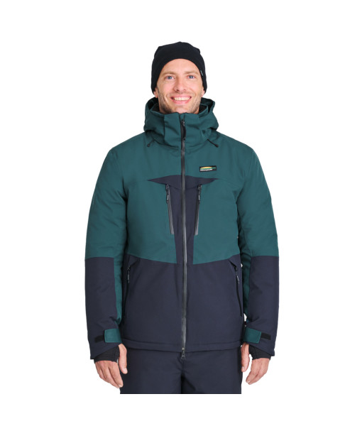 Manteau Chlorophylle Squamish Homme, Taïga/Noir Pur