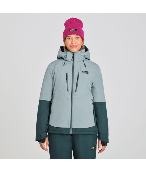 Manteau Chlorophylle Eira Femme, Pierre Bleu/Taiga