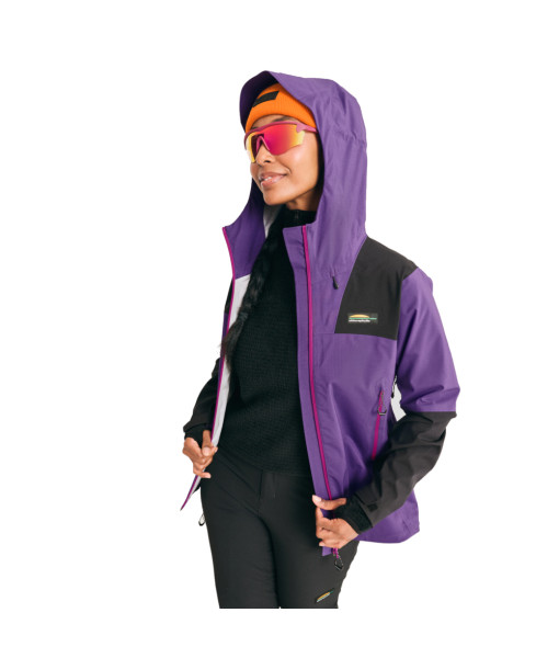 Manteau Chlorophylle  Baffin Femme, Ultraviolet/Noir