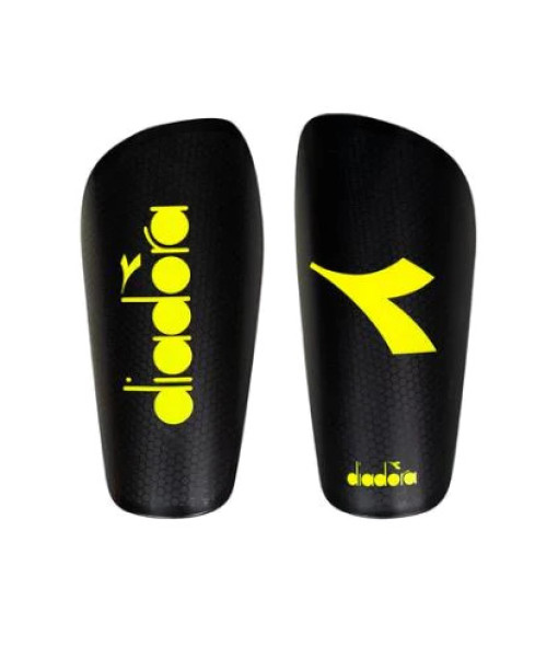 Protège-Tibias Diadora Samba Performance Hard Shell, Noir/Jaune, Junior