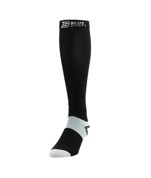 Bas Blue Sports Pro-Compression Knee, Medium (5-7), Noir