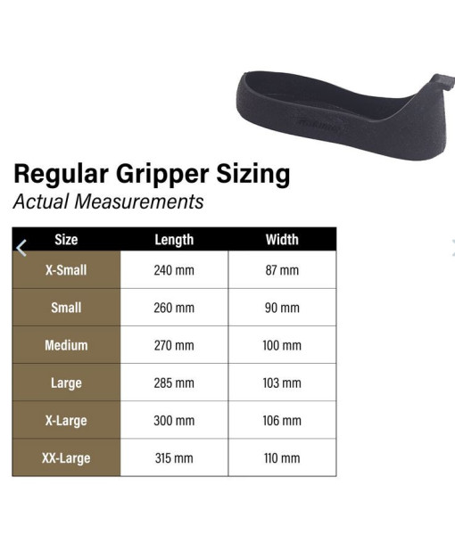 Gripper Goldline, Noir