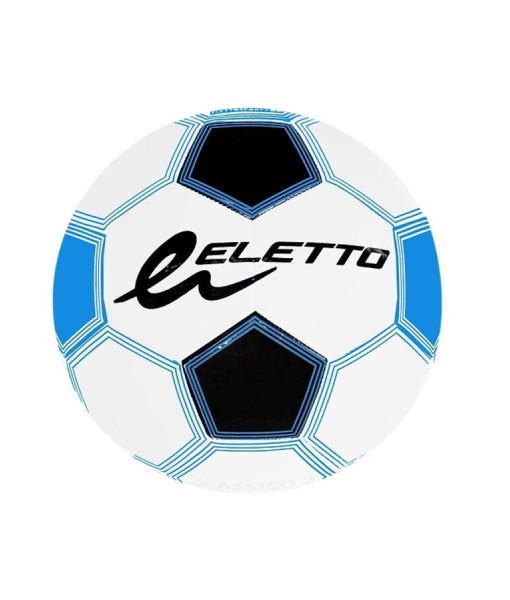Ballon Soccer Eletto Classico 2, Blanc/Bleu/Noir