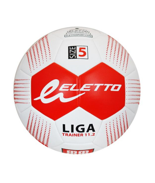 Ballon Soccer Eletto Liga Trainer 11.2, Blanc/Rouge/Noir