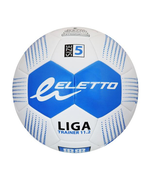 Ballon Soccer Eletto Liga Trainer 11.2 Blanc/Azur/Noir