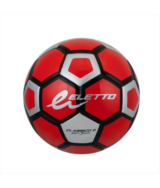 Ballon Soccer Eletto Classico III, Rouge/Noir