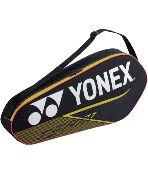 Sac Tennis Yonex Team Pour 3 Raquettes, Noir/Jaune
