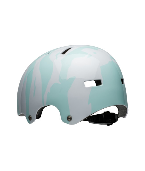 Casque Bell Span Blanc/Bleu Ravine, Small