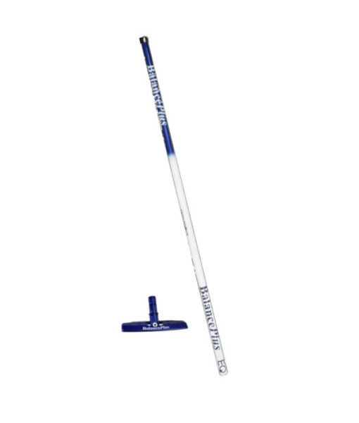 Balai Balance Plus Carbon Fiber EQ White/Blue, Tête LS 7'' Blue