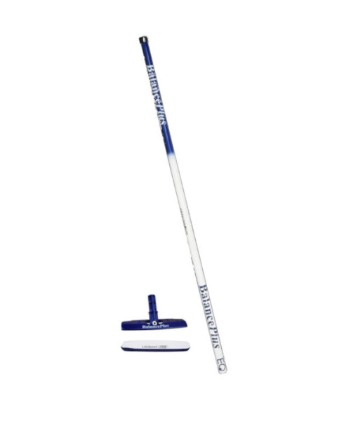 Balai Balance Plus Carbon Fiber EQ Blanc/Bleu, Tête RS 7