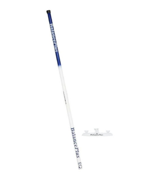 Balai Balance Plus Carbon Fiber EQ Bleu/Blanc, Tête RS 7