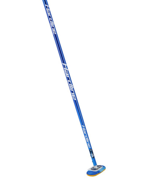 Balai Hardline Icepad Chrome Bleu, Tête Bleu/Jaune