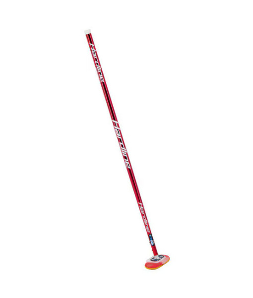 Balai Hardline Chrome Rouge, Tête Rouge / Jaune