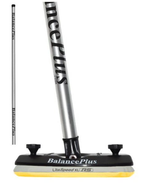 Balai Balance Plus Comp Fiberglass Argent, RS XL 9'' Noir