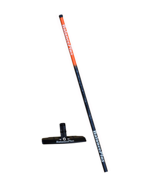 Balai Balance Plus Comp-Lite Noir/Orange, Tête RS 7'' Noir