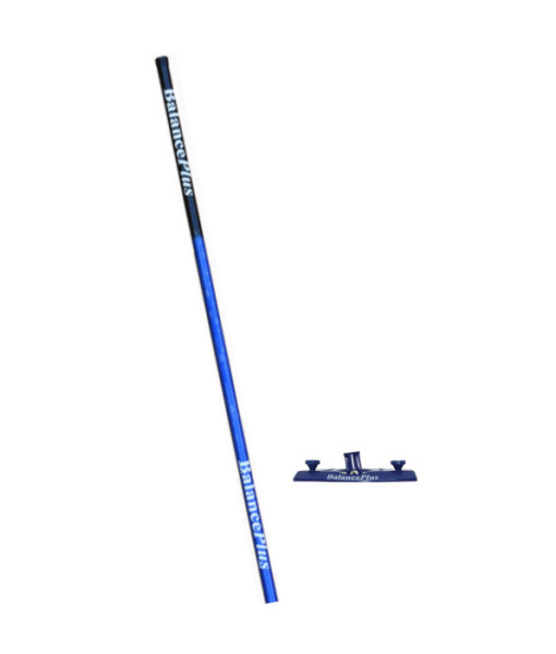 Balai Balance Plus Comp-Lite Bleu/Noir, Tête RS7 Bleu