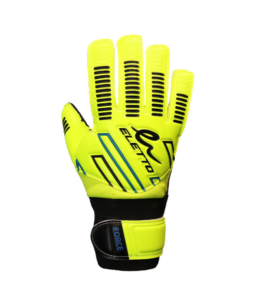 Gant Gardien Soccer Eletto Uno Force Flat, Jaune/Noir/Azure