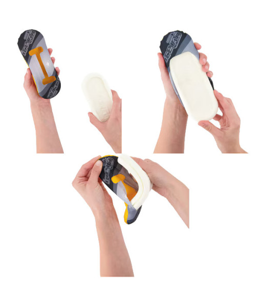 Mousse Hardline IcePad Récréative, Blanc (Homologuée WCF)