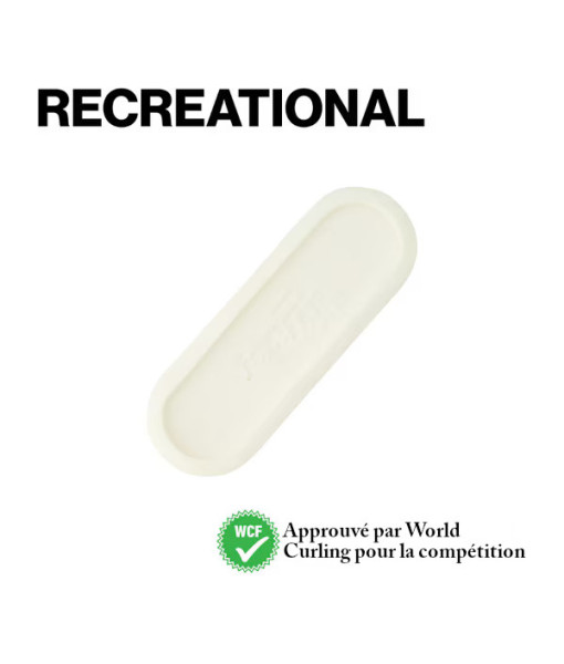 Mousse Hardline IcePad Récréative, Blanc (Homologuée WCF)