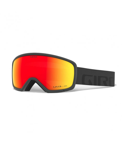 Lunette Giro Ringo Grey Wordmark, Vivid Ember