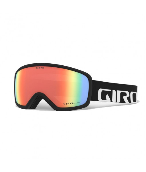 Lunette Giro Ringo Black Wordmark, Vivid Infrared