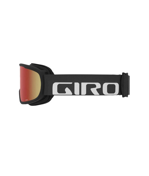 Lunette Giro Cruz, Noir Wordmark, Amber Scarlet