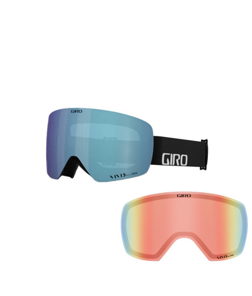 Lunette Giro Contour, Black Wordmark, Vivid Royal / Vivid Infrared