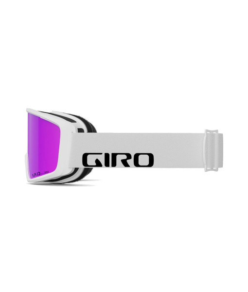 Lunette Giro Index 2.0, White Wordmark, Vivid Pink