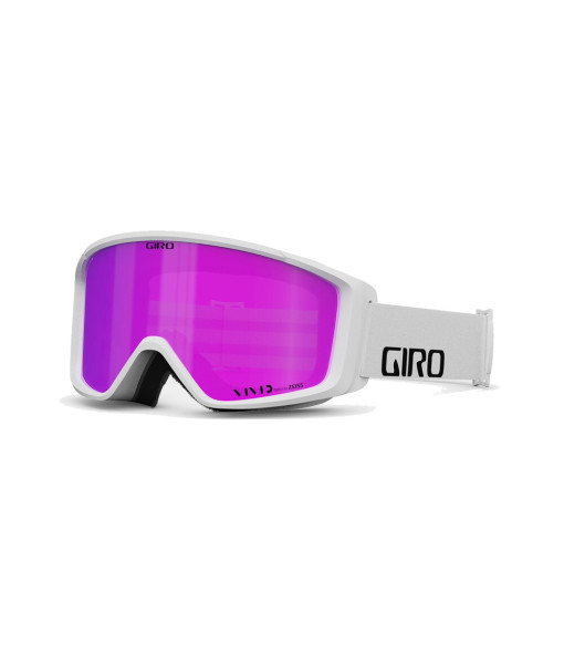 Lunette Giro Index 2.0, White Wordmark, Vivid Pink