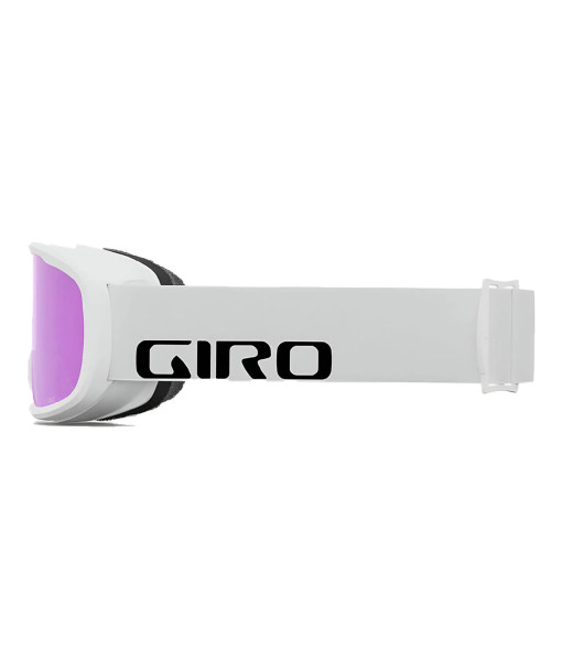 Lunette Giro Cruz, Blanc Wordmark, Amber Pink