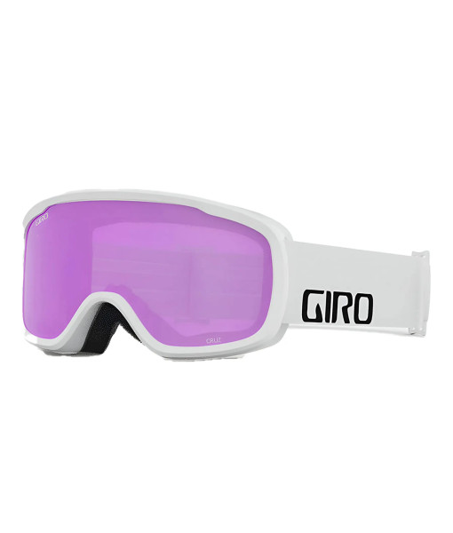 Lunette Giro Cruz, Blanc Wordmark, Amber Pink