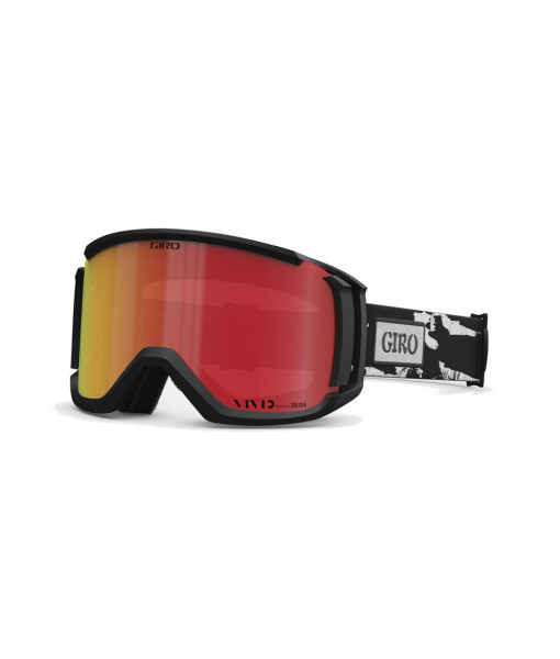 Lunette Giro Revolt, Black White Stained, Vivid Ember / Clear