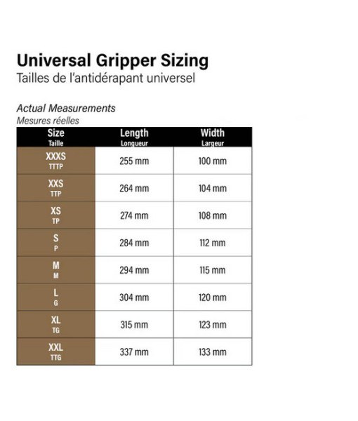 Gripper Goldline Universel, Noir