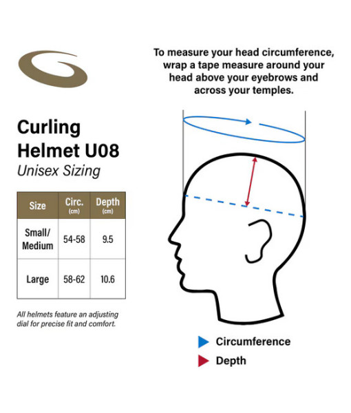 Casque Goldline Protecteur Style U08, Noir