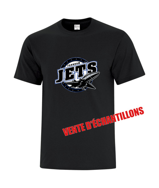 T-shirt Jets de Farnham 5050, Junior ou Senior, Noir