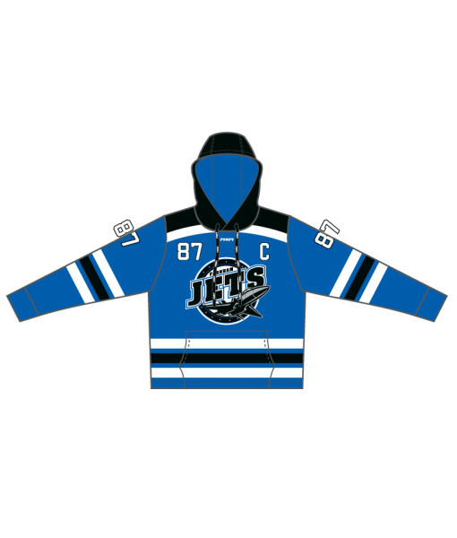 Hoodie Jets de Farnham MNM Sublimé, Junior et Senior Hoodie Jets de Farnham MNM Sublimé, Junior et Senior