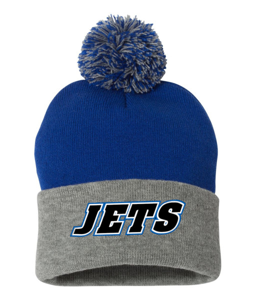 Tuque Jets de Farnham #SP15 Bleu/Gris, Taille unique