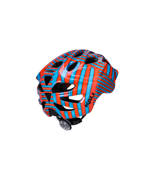 Casque Kali Chakra Tangerine/Bleu (Avec LED) Enfant Small