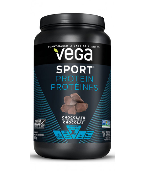 Poudre Vega Sport Protéines, Chocolat 837g