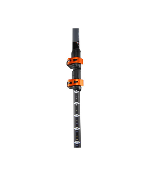 Poles Télescopique Life Sport Gear Sky Trail, Carbone/Orange