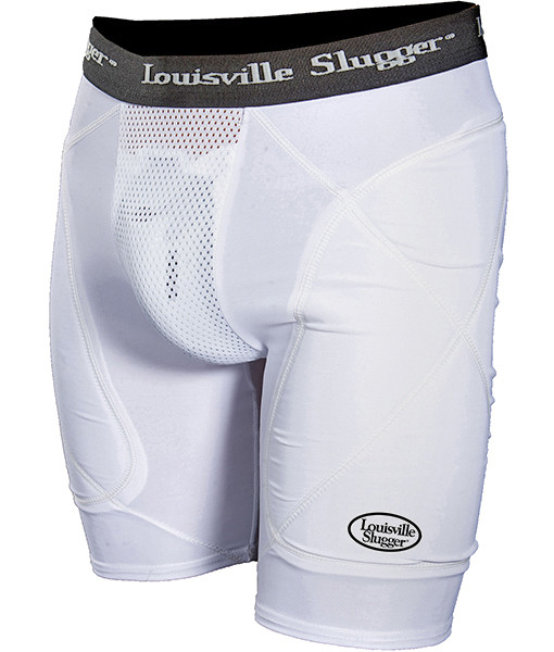 Short Pour Coquille Protectrice Blanc, Senior Medium