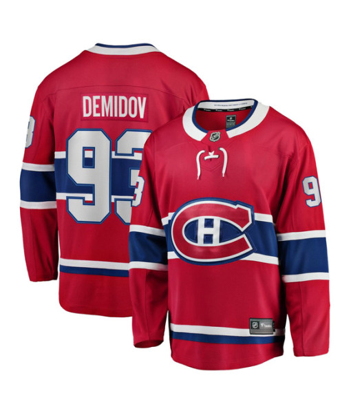 Jersey Fanatics Breakaway Montréal Canadiens Rouge, Demidov #93