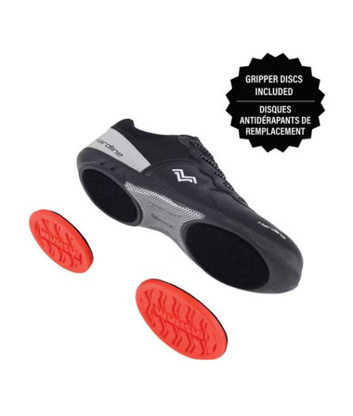 Soulier Hardline Serie-M Homme, Noir/Gris (Disques vendus séparément)