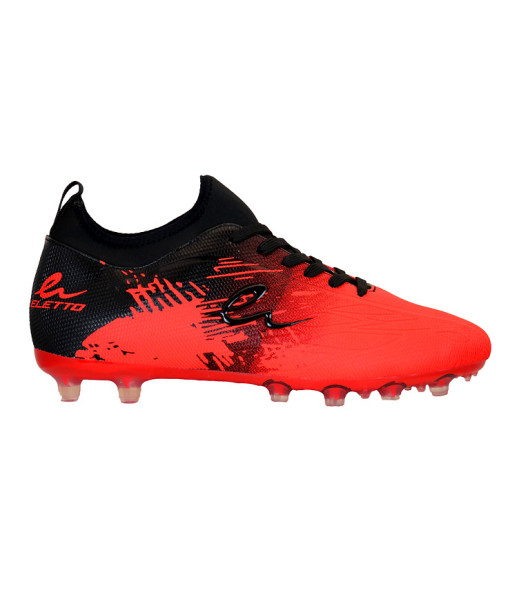 Soulier Soccer Eletto Garfiko X Plus, Rouge/Noir, Senior
